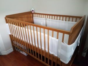 breathable baby mesh cot liner
